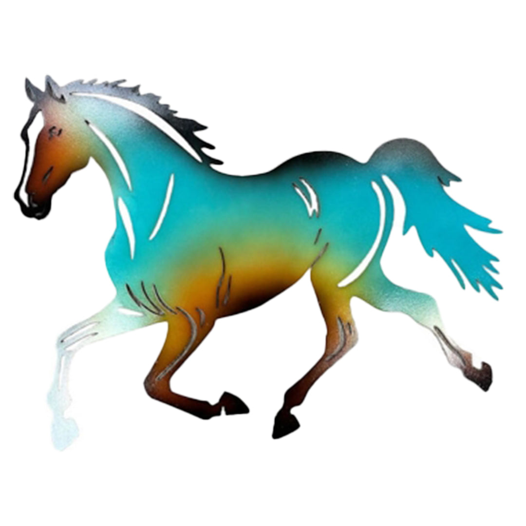 De Leon Metal Horse Cutout