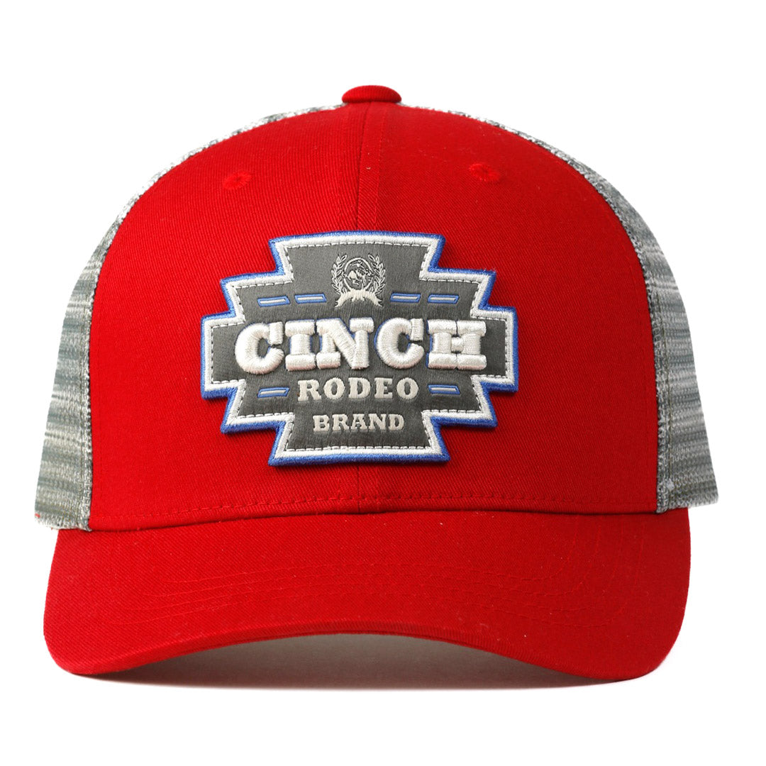 Cinch Men's Rodeo Snap Back Cap In Red