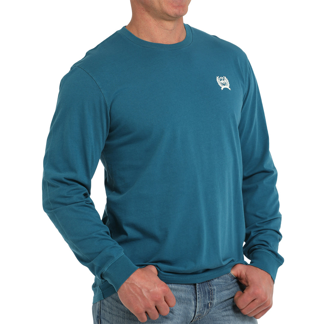 Cinch Men's Saloon Long Sleeve Logo T-Shirt