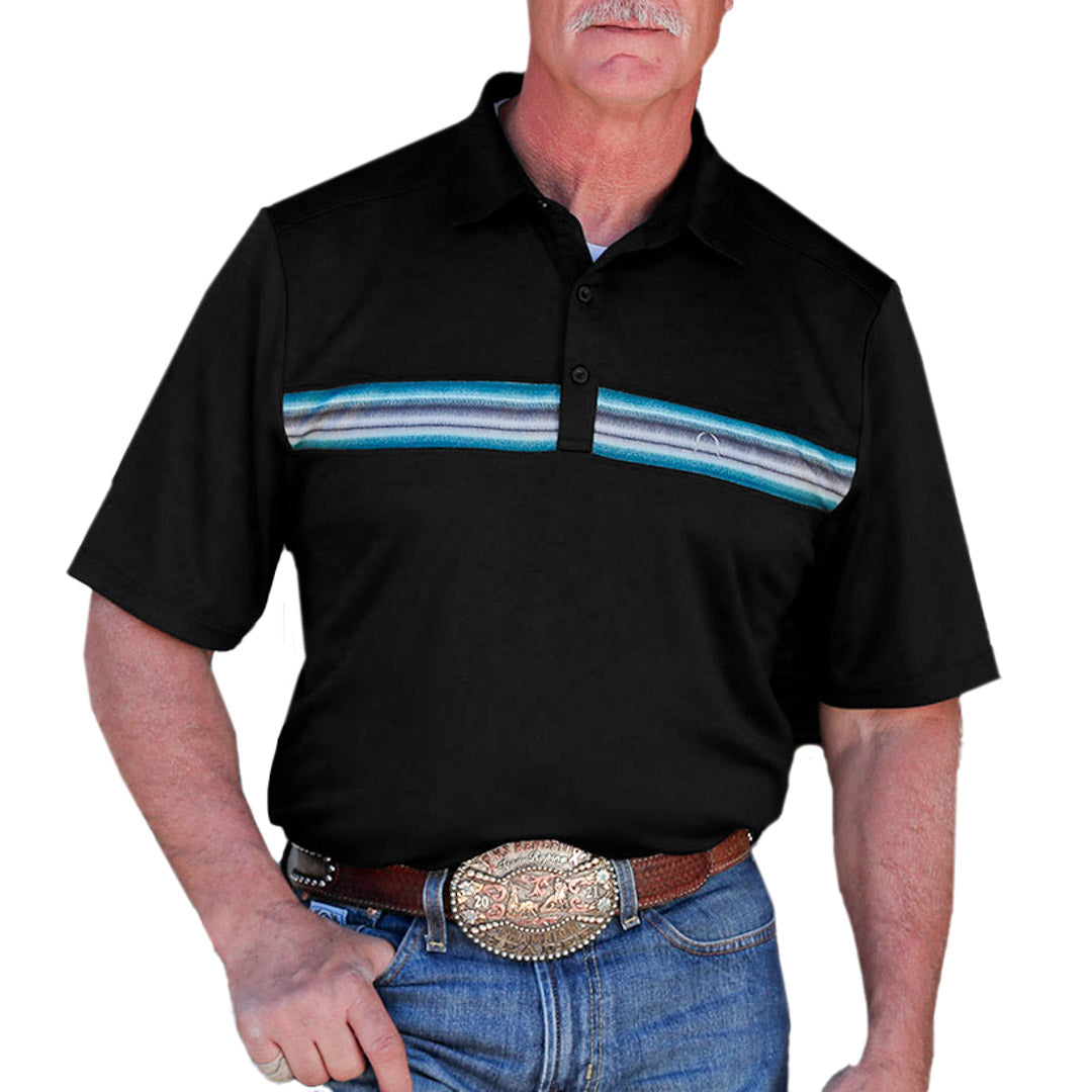 Cinch Men's ArenaFlex Polo Shirt In Black