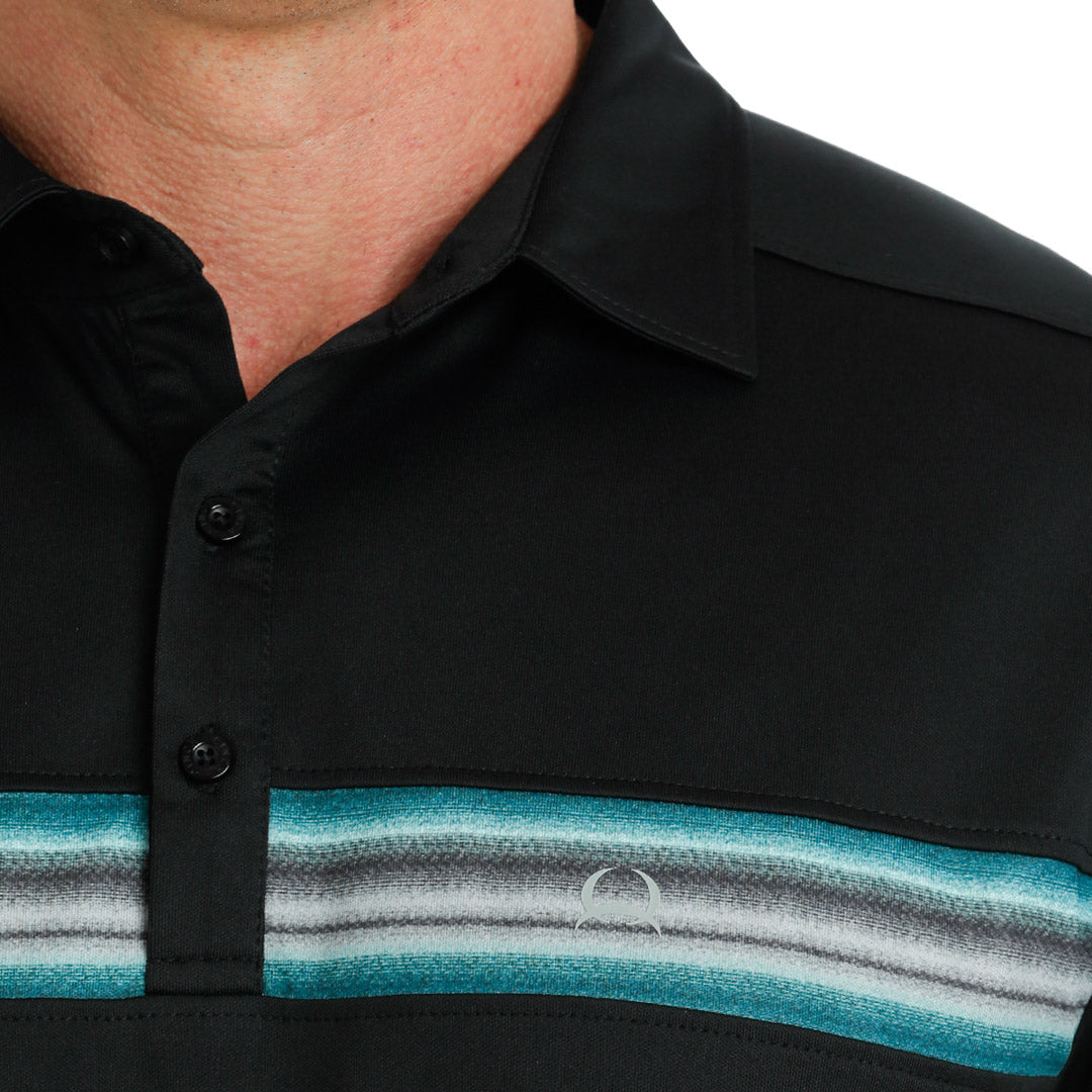 Cinch Men's ArenaFlex Polo Shirt In Black