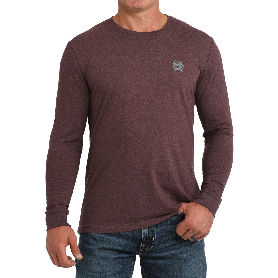 T-shirt à manches longues Cinch pour homme
