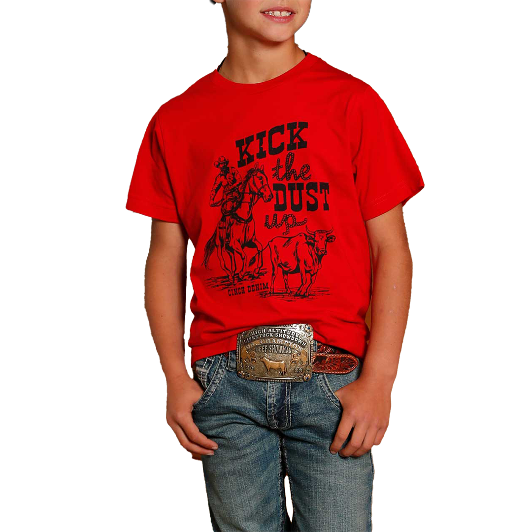 Cinch Boys' Kick The Dust Up T-Shirt