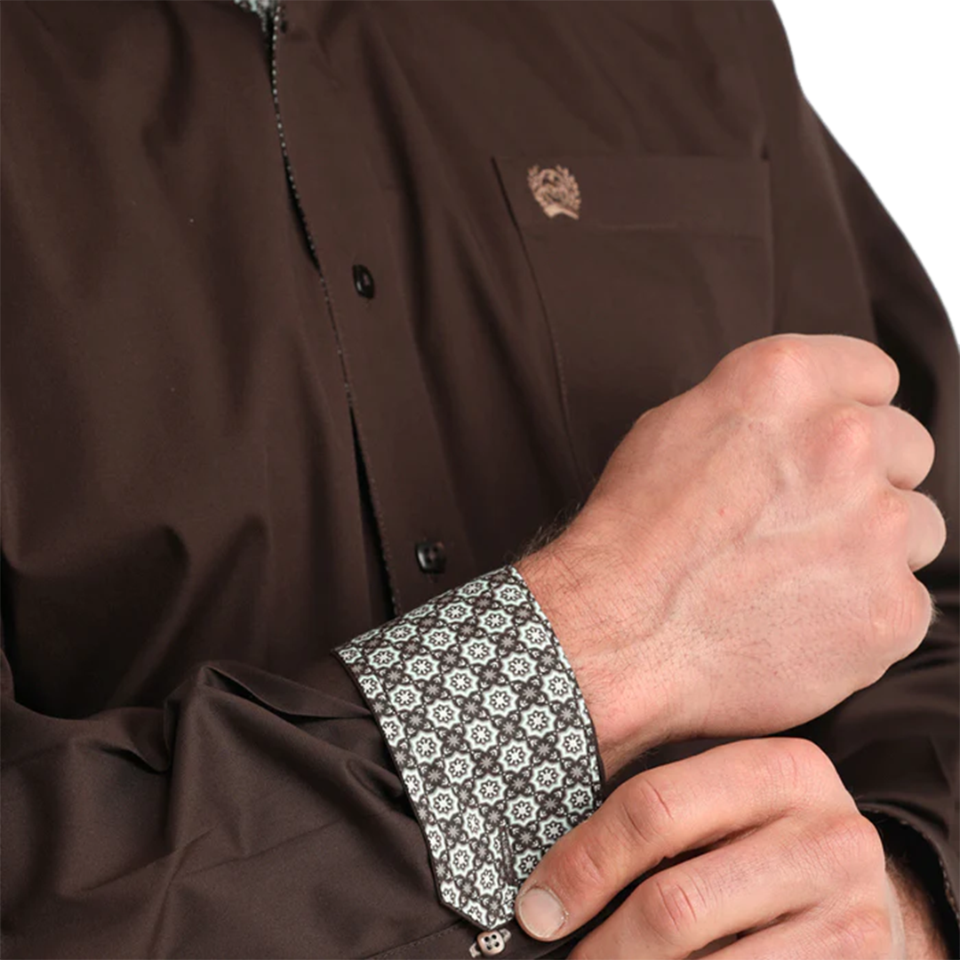 Cinch Men's Western Long Sleeve Button Shirt
