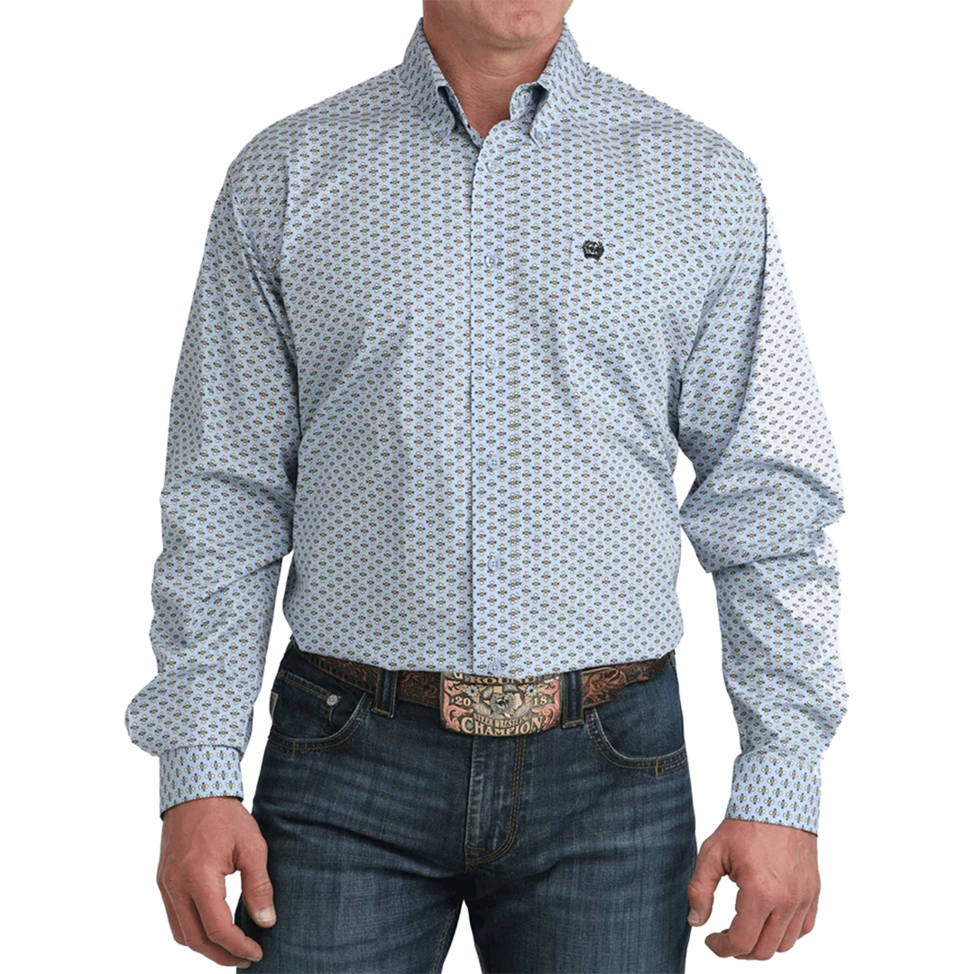 Cinch Men's Print Classic Fit Long Sleeve Button Shirt
