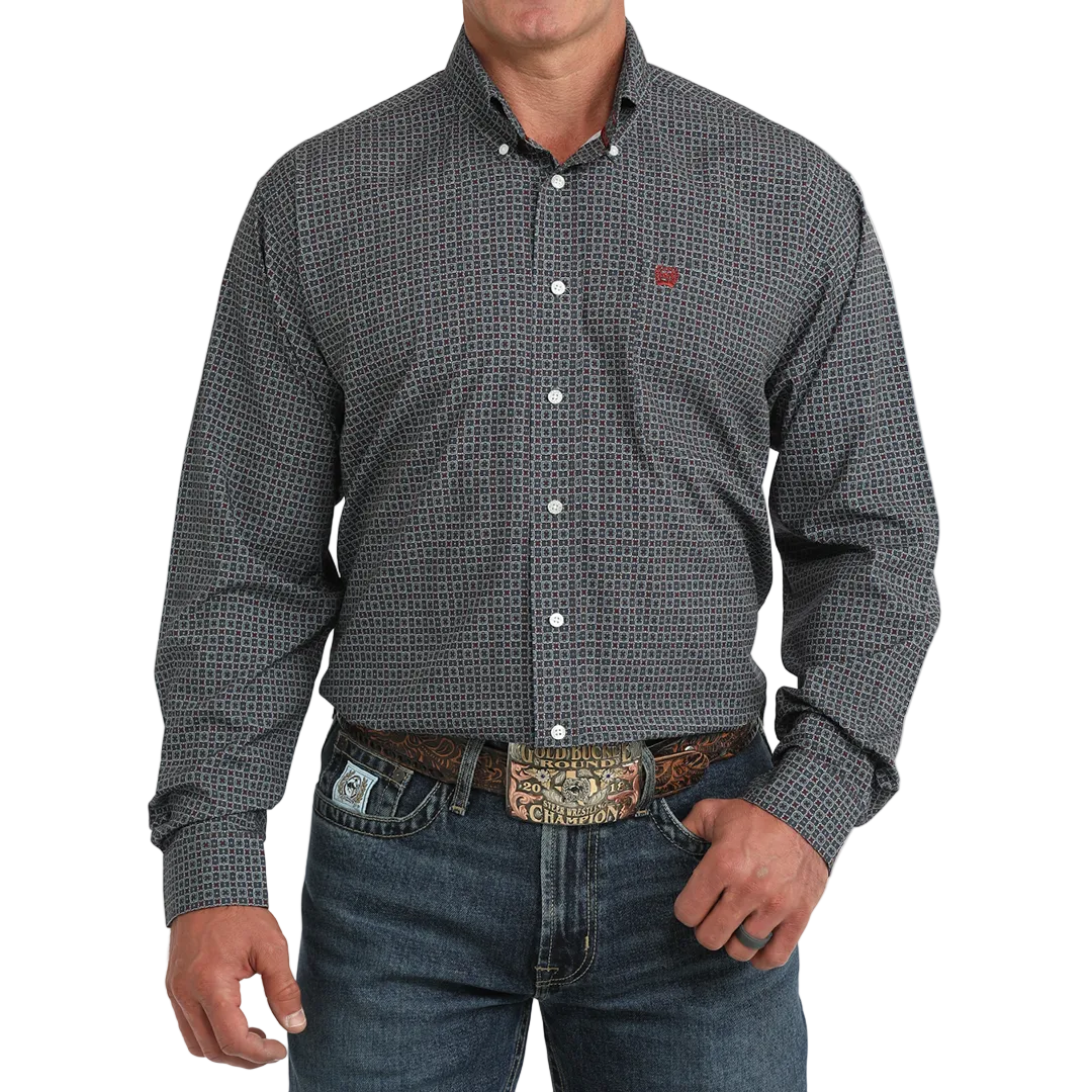 Chemise boutonnée à manches longues western Cinch Arenaflex pour homme