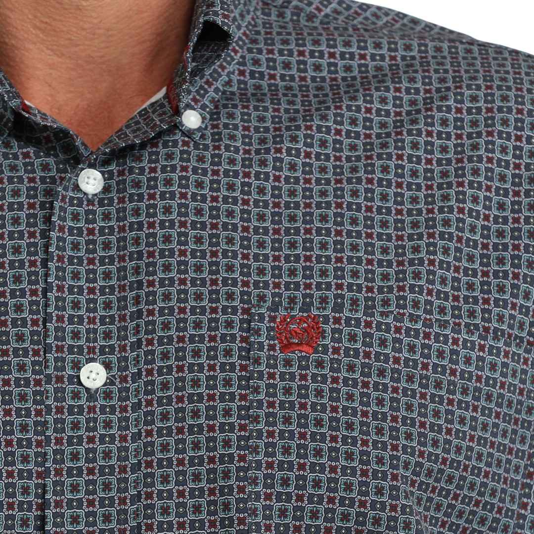 Chemise boutonnée à manches longues western Cinch Arenaflex pour homme