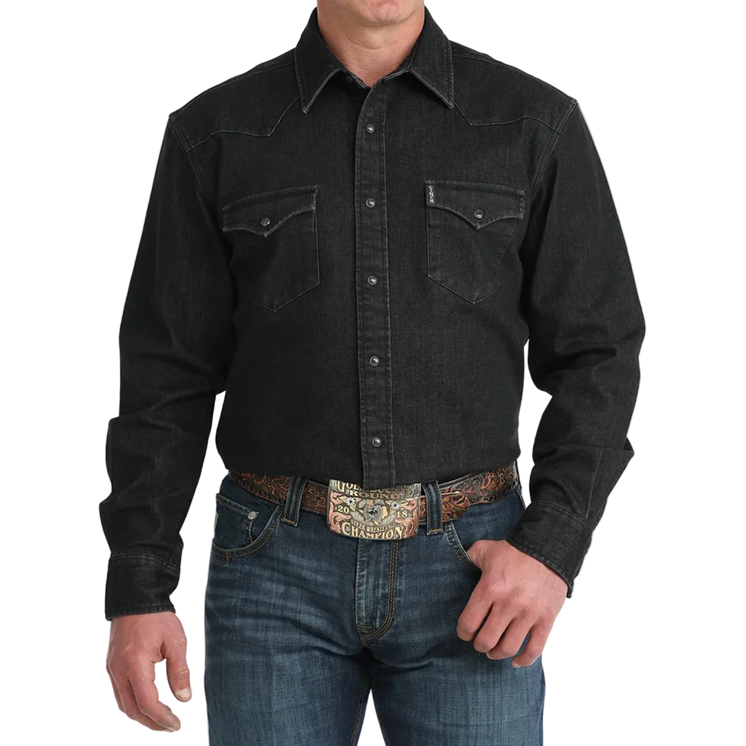 Chemise Western à manches longues à boutons-pression Cinch pour homme