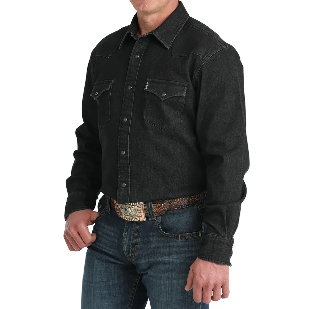 Chemise Western à manches longues à boutons-pression Cinch pour homme