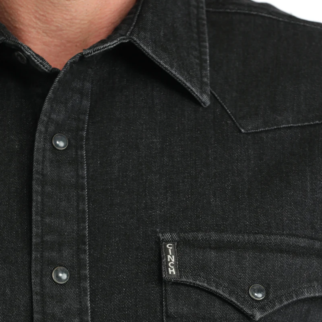 Chemise Western à manches longues à boutons-pression Cinch pour homme