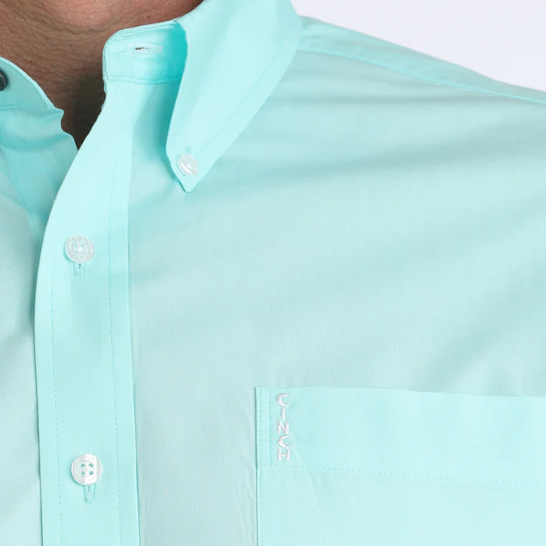 Chemise à manches longues boutonnée style Western Cinch pour homme