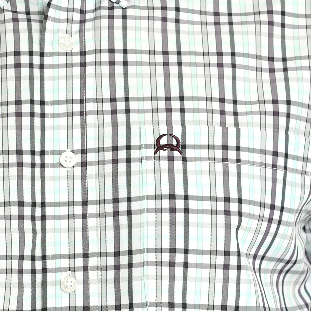 Chemise boutonnée à manches courtes et imprimé médaillon pour homme Cinch