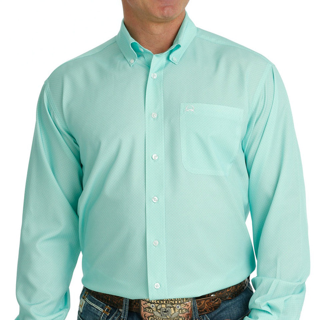 Cinch Men's ArenaFlex Button-Down Shirt In Mint