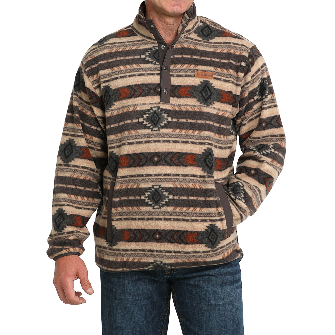 Cinch Men's Polar Fleece Pullover