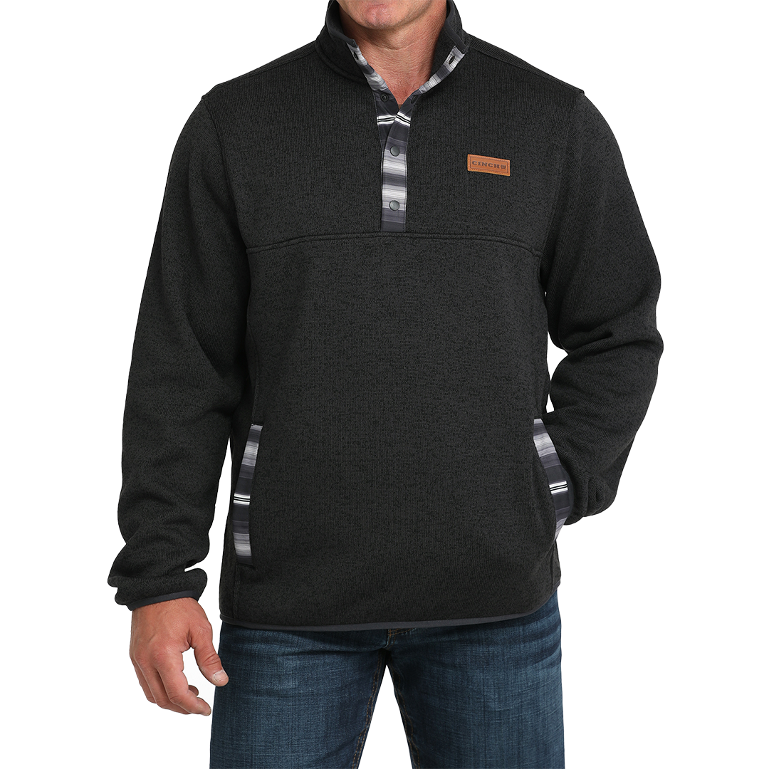 Cinch Men's 1/4 Snap Knit Pullover