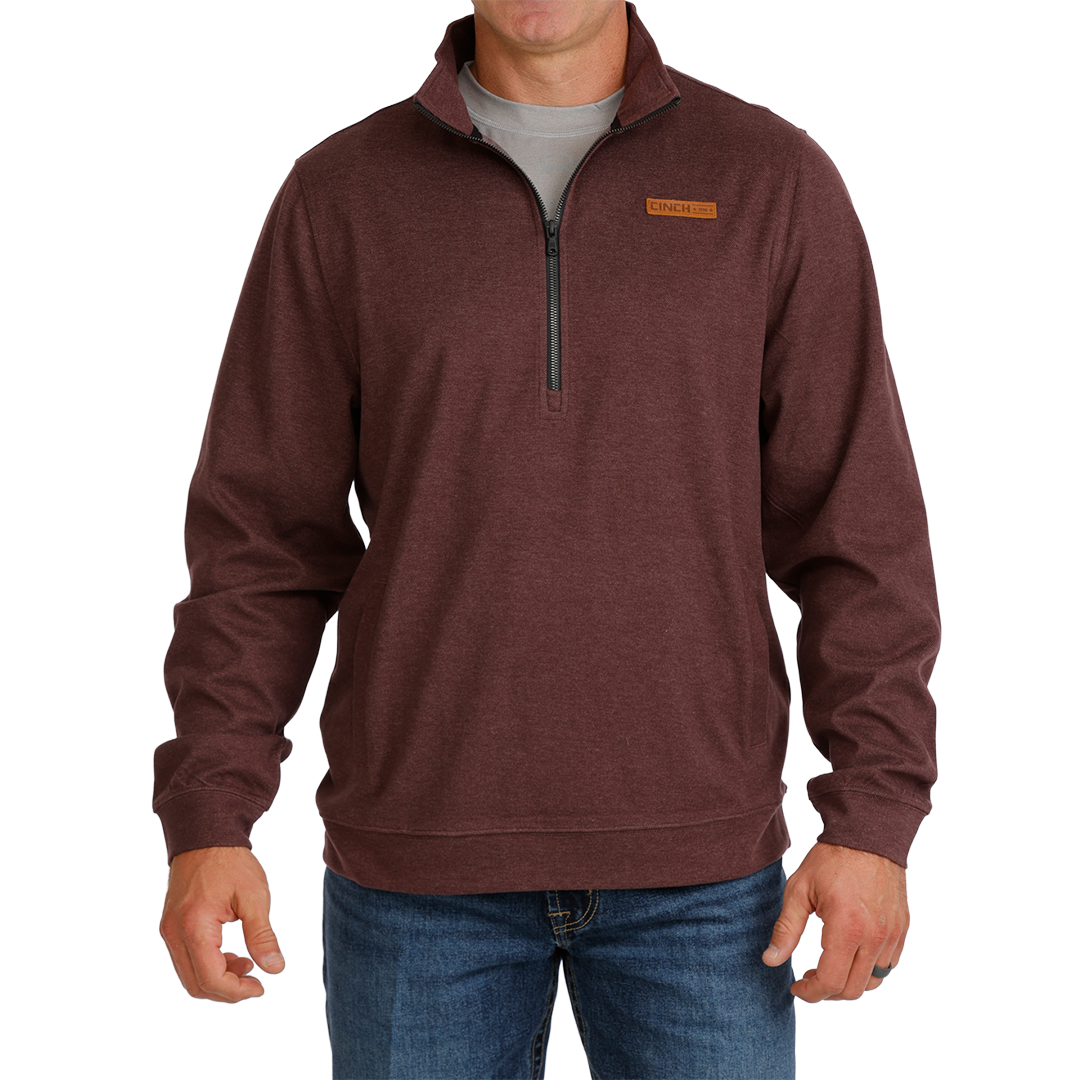 Cinch Men's 1/4 Zip Pullover Sweater Jacket