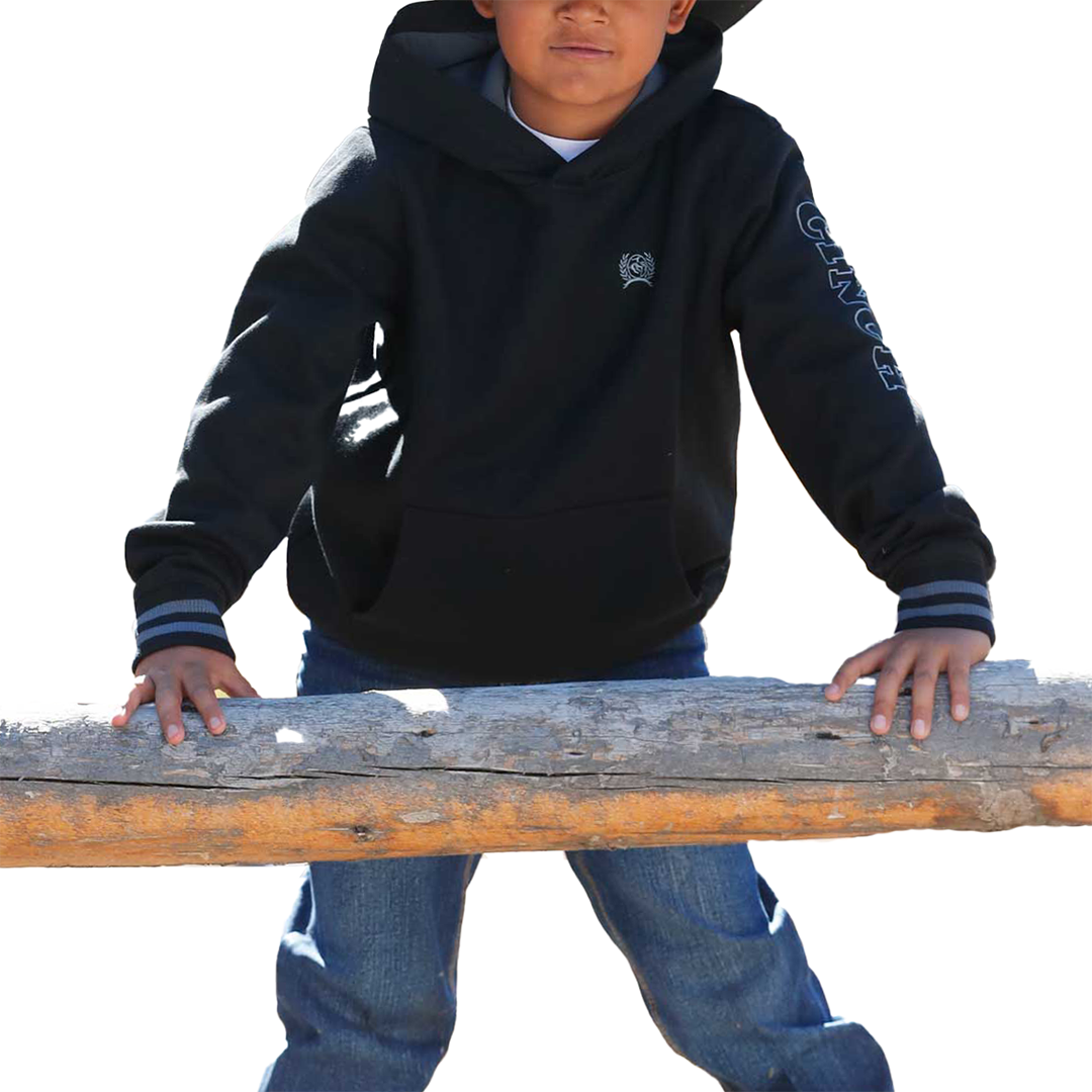 Cinch Boy's Logo Pullover Hoodie