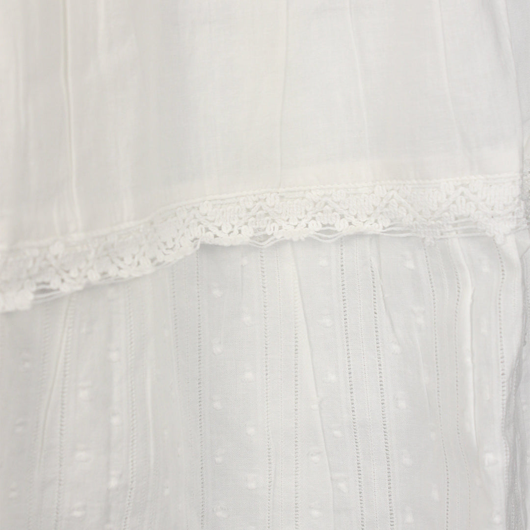 En/Kay Women's White Straps Dress