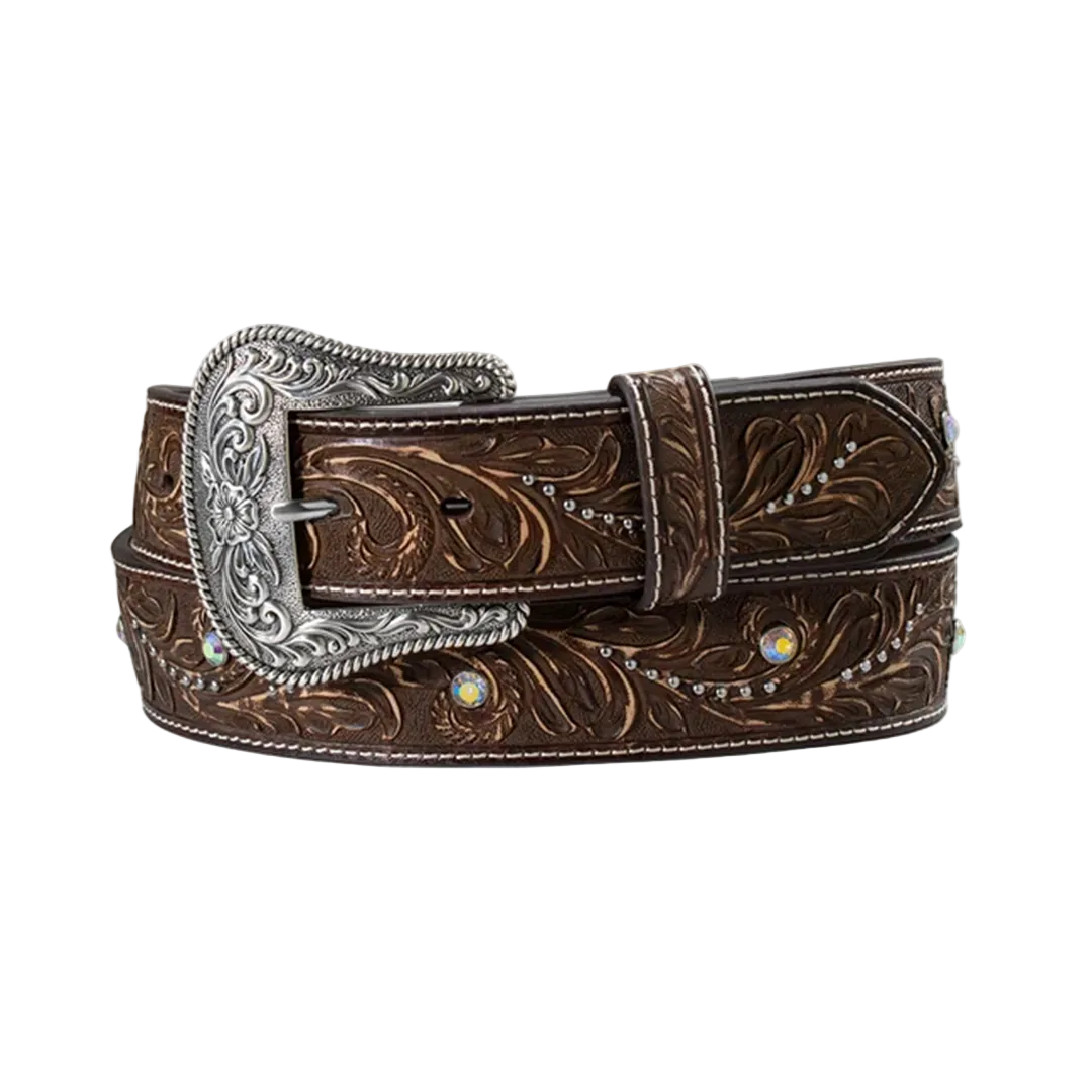 Nocona Belt Company Women's Floral Embossed Belt
