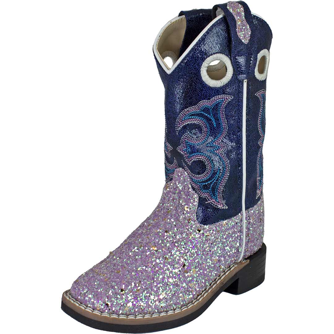 Bottes de cow-girl Old West Girls' Glitter Vamp