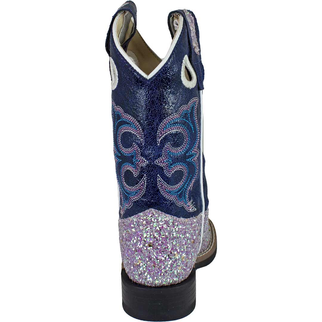 Bottes de cow-girl Old West Girls' Glitter Vamp