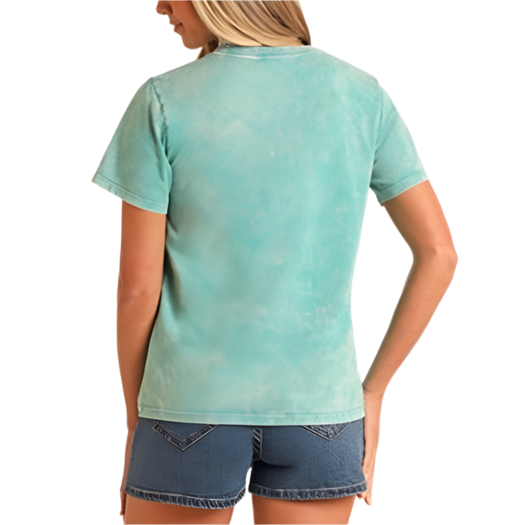 Rock & Roll Denim Women's "Lets Get Ranchy" Desert Skull T-Shirt