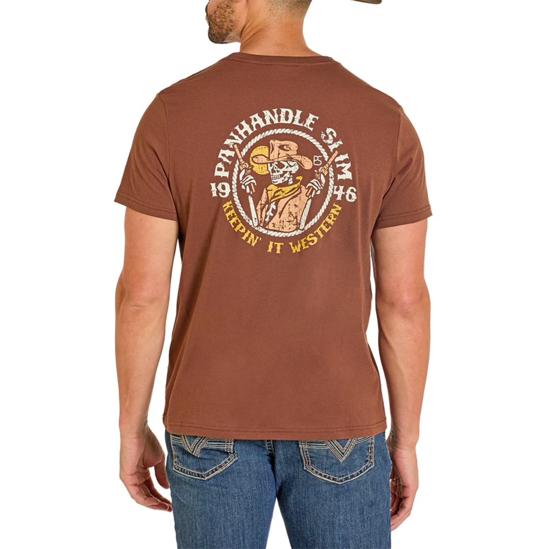 Panhandle Slim Unisex Keepin' It Western Skeleton Graphic T-Shirt