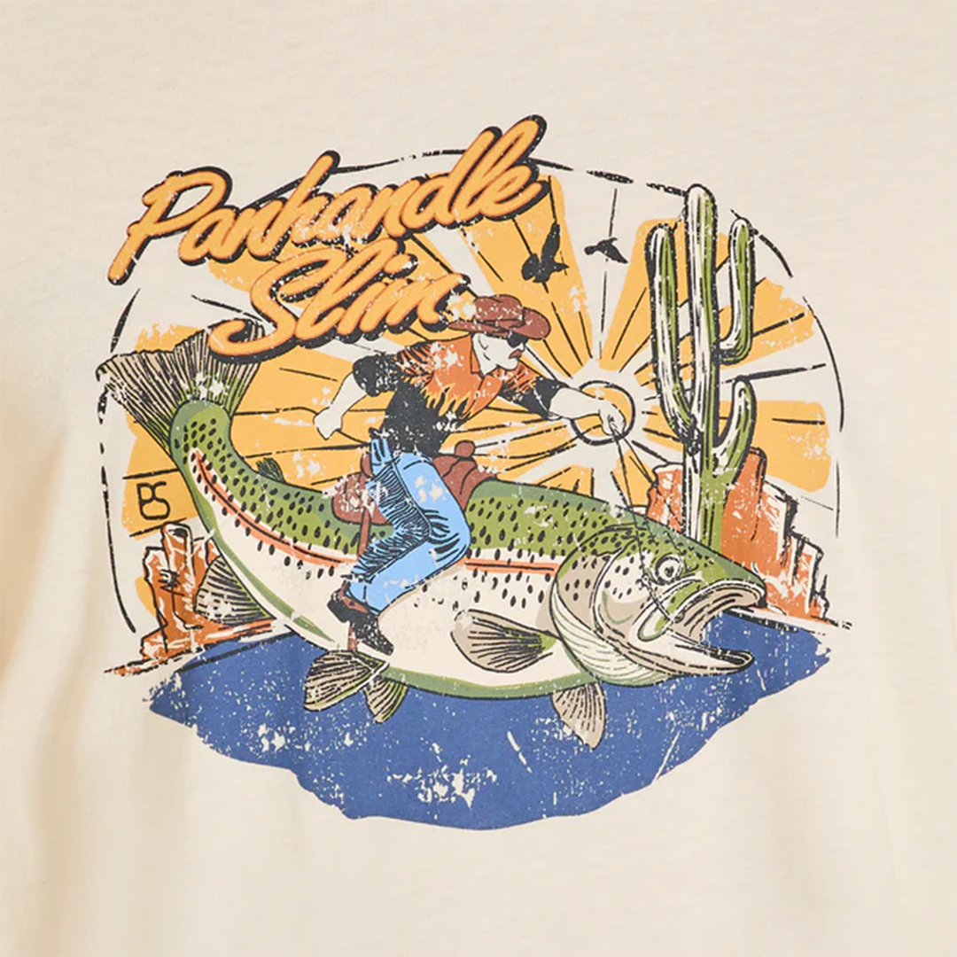 Panhandle Slim Unisex Vintage Fish Graphic T-Shirt