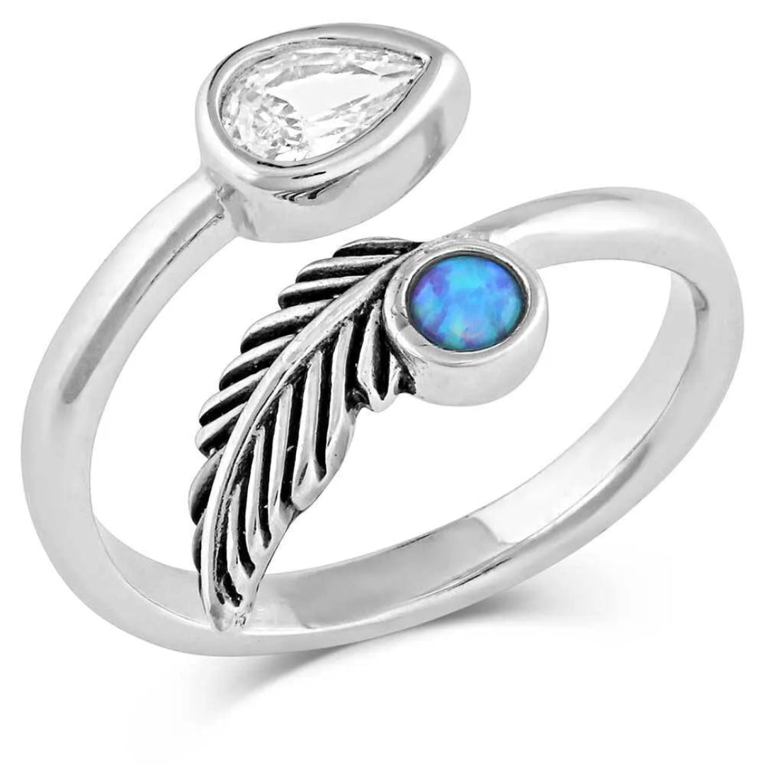 Montana Silversmiths Women's Nature's Harmony Open Ring