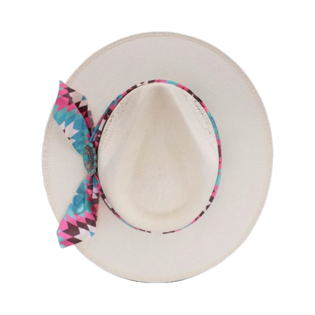 Chapeau de cowboy en paille Spear Point pour femme Charlie 1 Horse