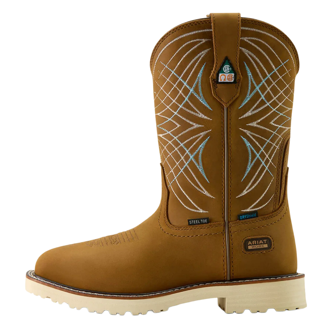 Ariat Work Women's Activator CSA Waterproof Steel Toe Dusted Brown Boots