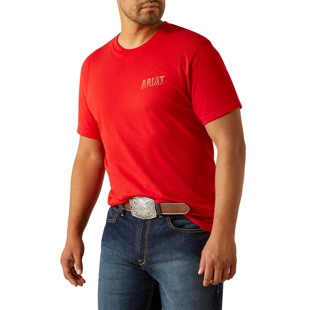 T-shirt Ariat homme à logo bouclier