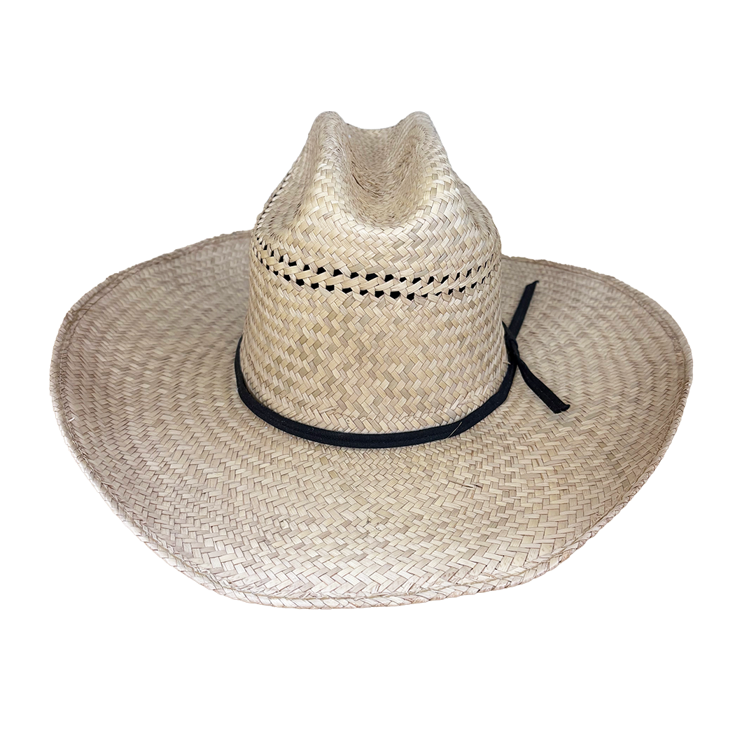 Chapeau de cowboy en paille marron Peter Grimm