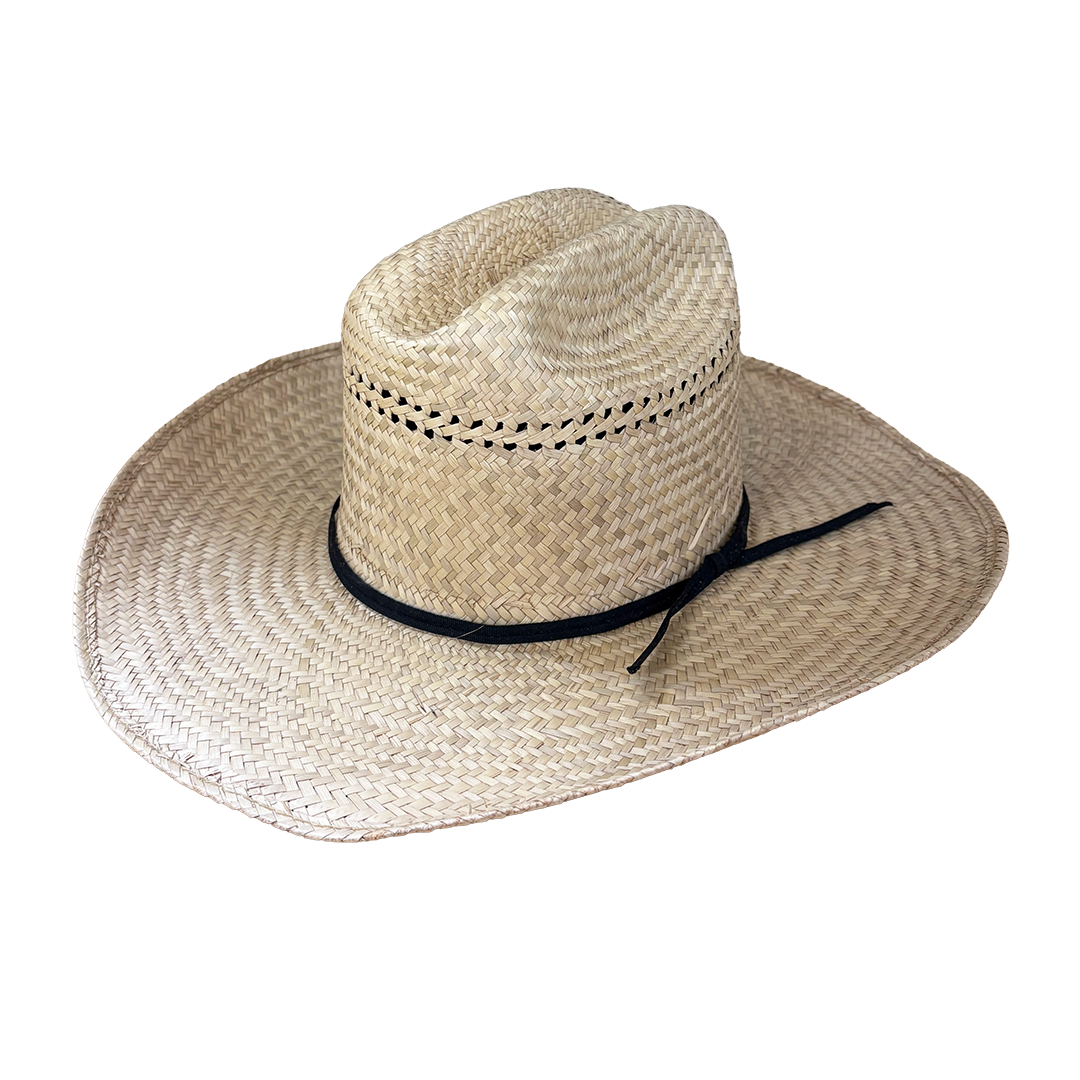 Chapeau de cowboy en paille marron Peter Grimm