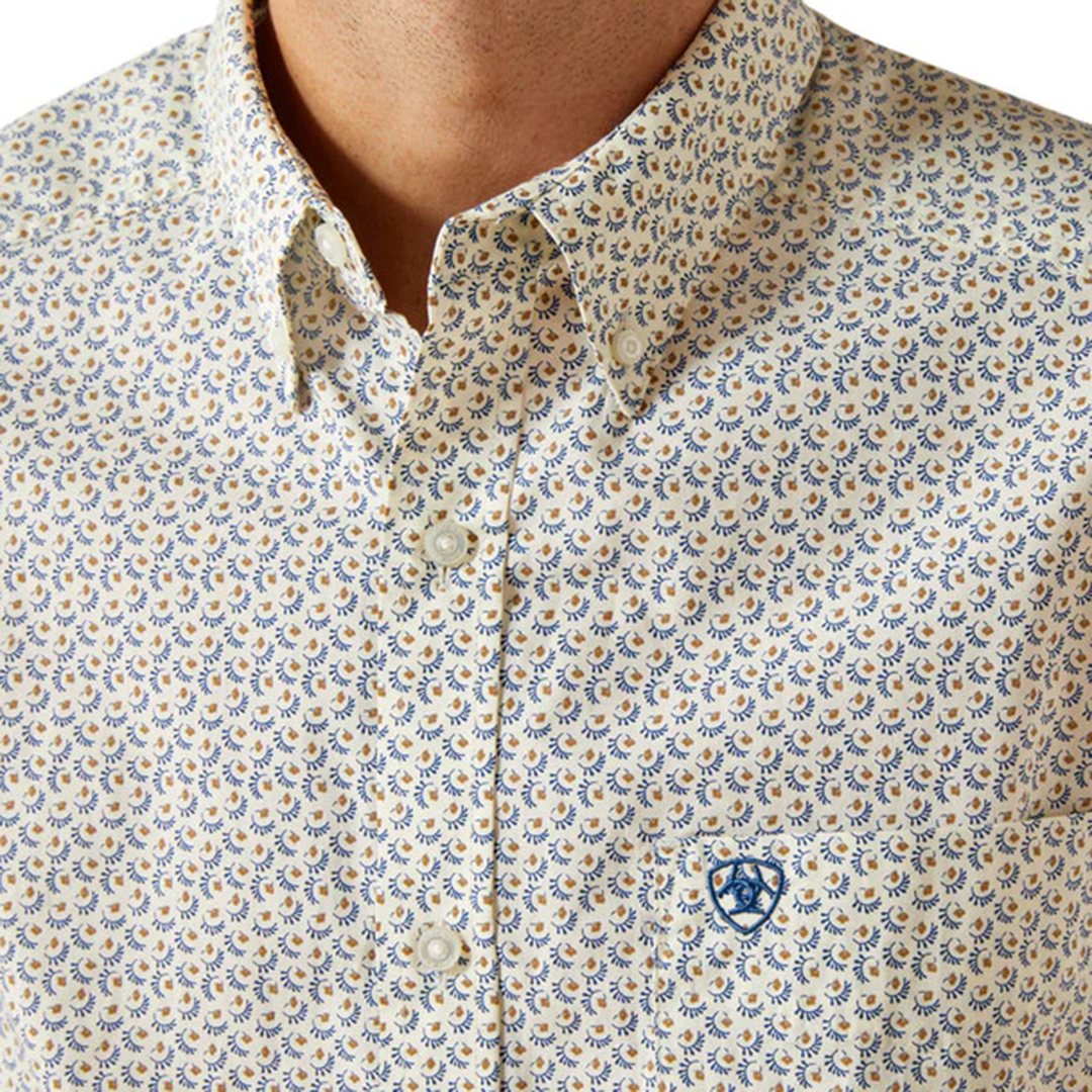 Ariat Men's Geometric Print Long Sleeve Button Shirt