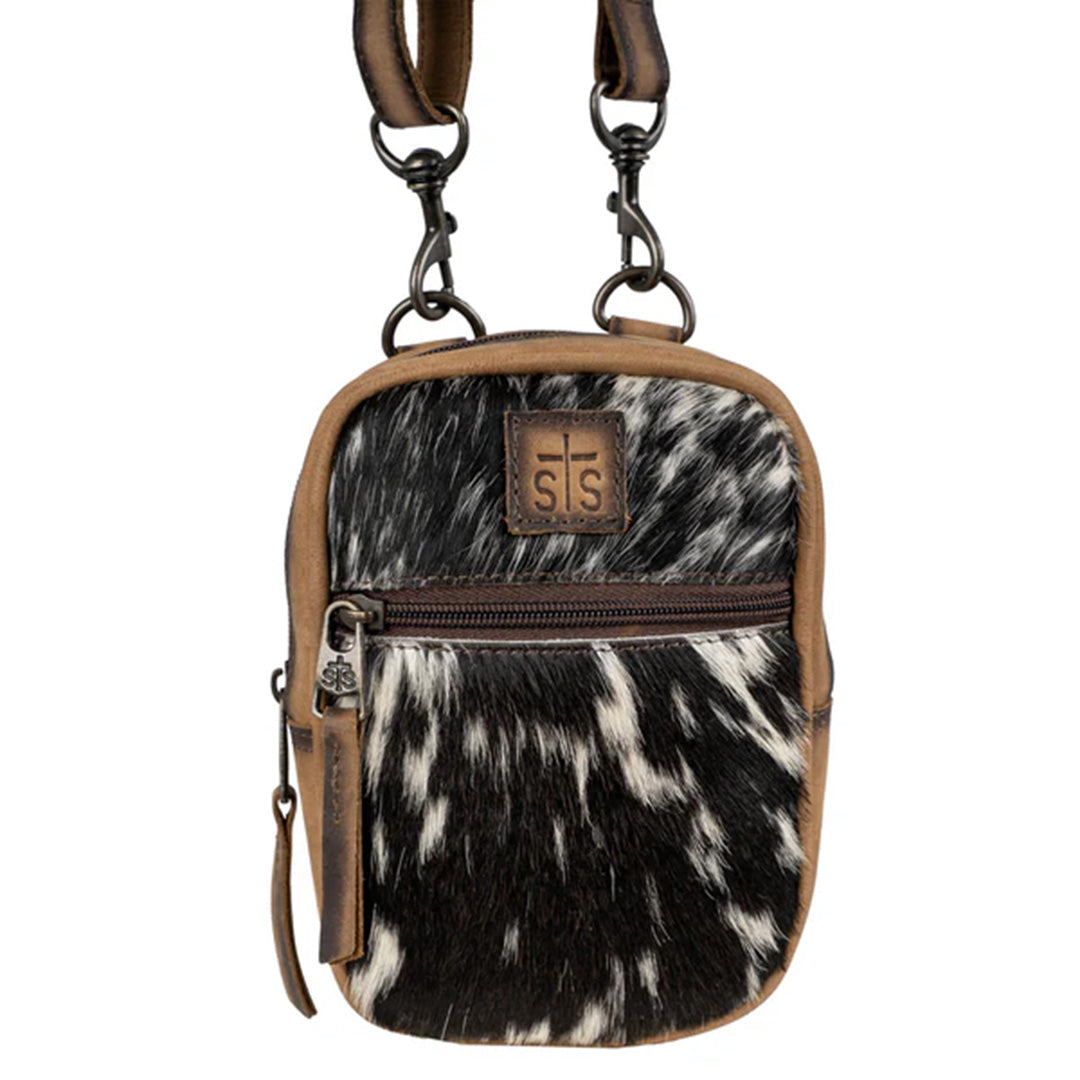 Bandoulière Auzlyn en peau de vache STS Ranchwear
