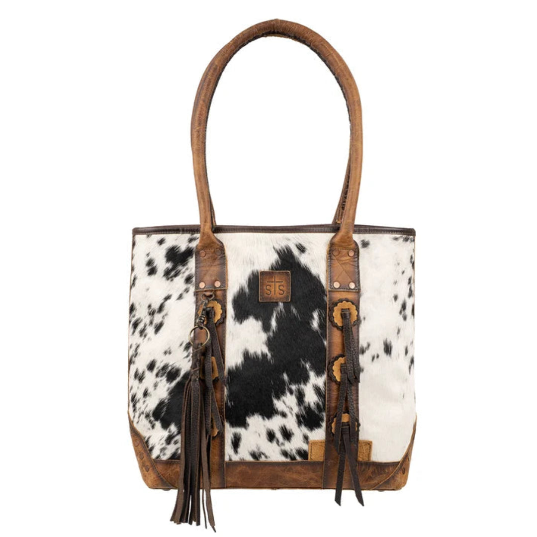 Sac fourre-tout en cuir de vachette Vaquero STS Ranchwear