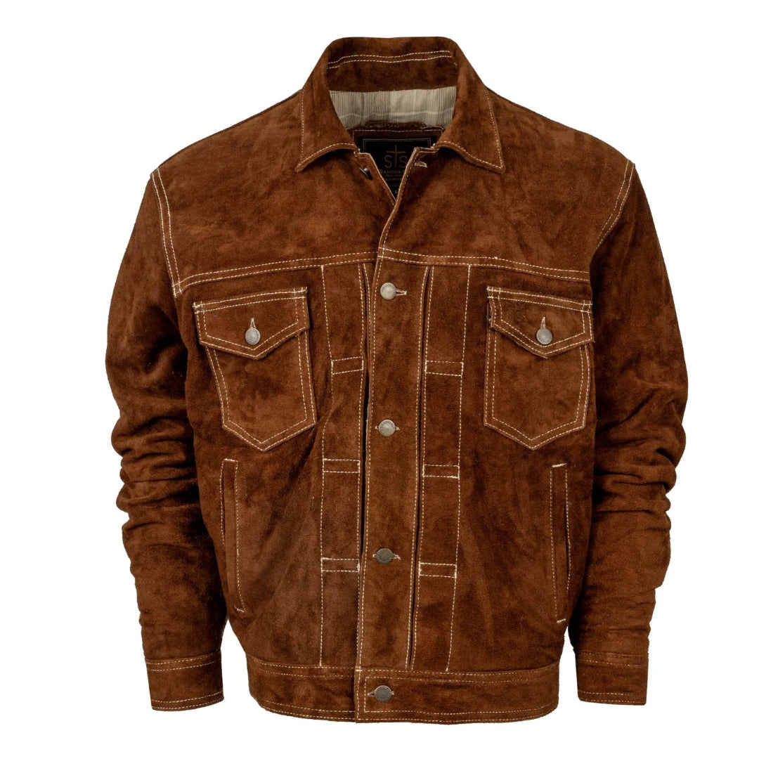 STS Ranchwear Men's Russel Leather Jacket