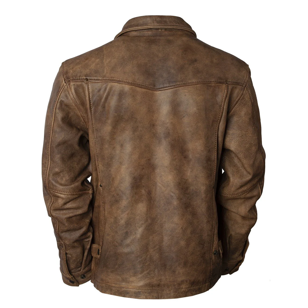 STS Ranchwear Men's Rifleman Leather Jacket
