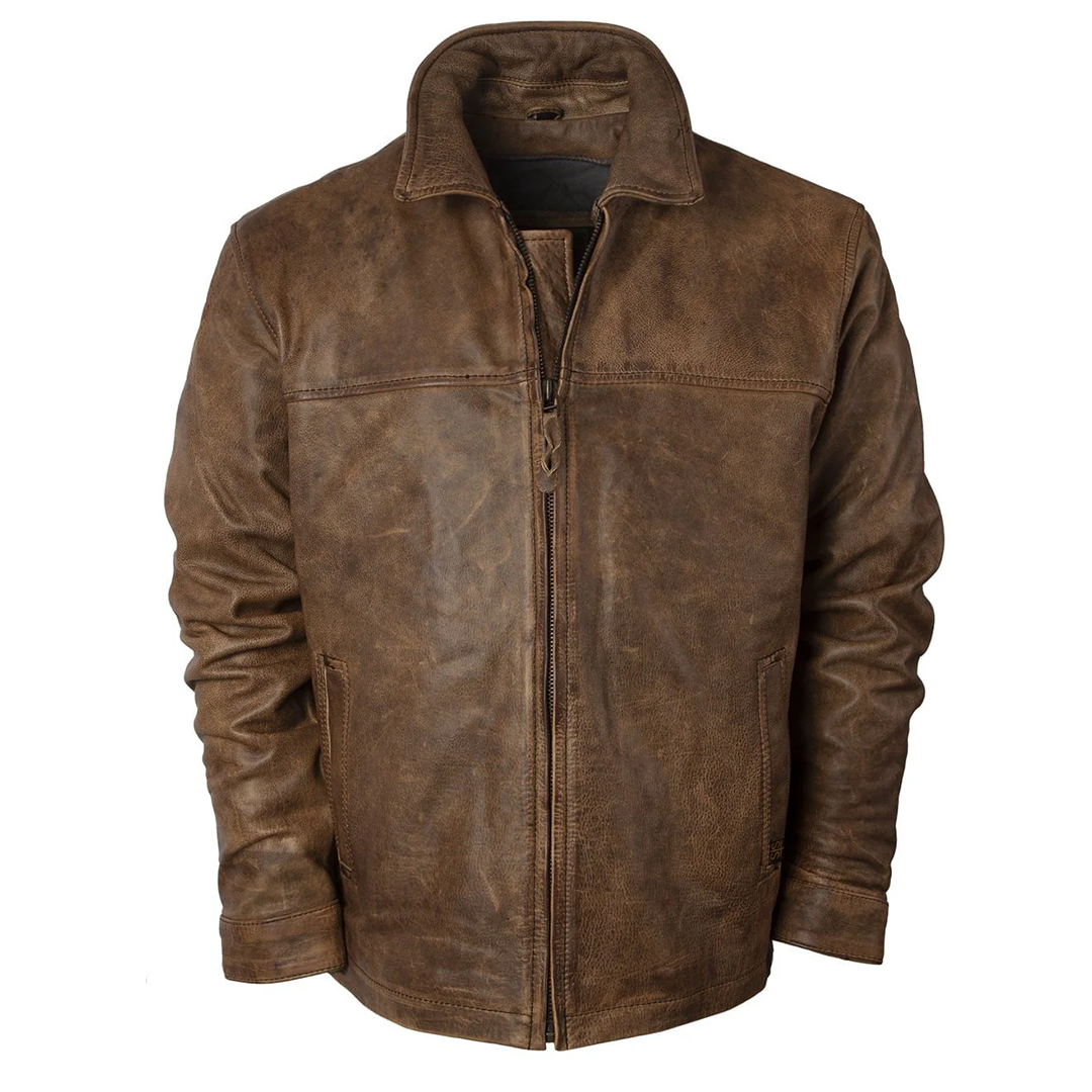 STS Ranchwear Men's Rifleman Leather Jacket