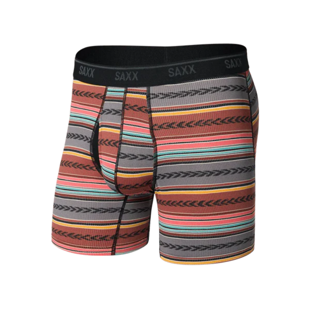 SAXX  Men's Quest Quick Dry Globetrekker Stripe Underwear