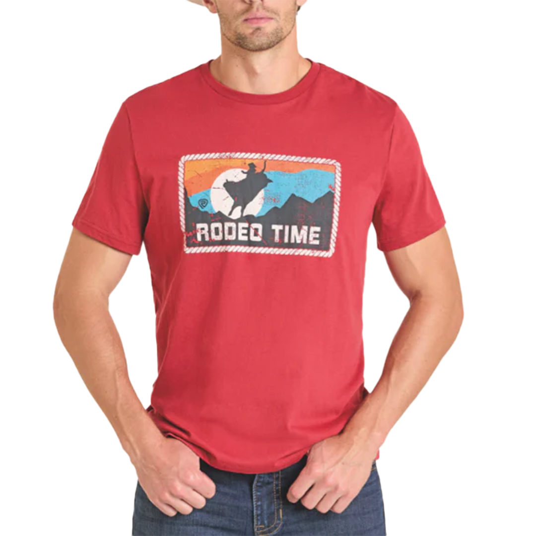 Rock & Roll Denim Unisex Rodeo Time Graphic T-Shirt