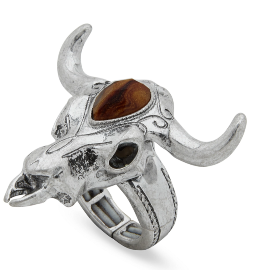 Lainey Wilson Bull Head Ring
