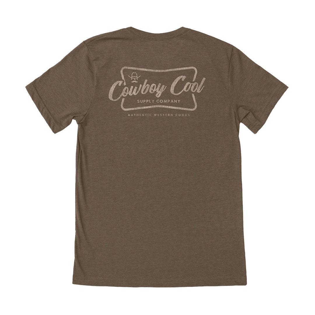 Cowboy Cool Men's Vintage Beer T-Shirt