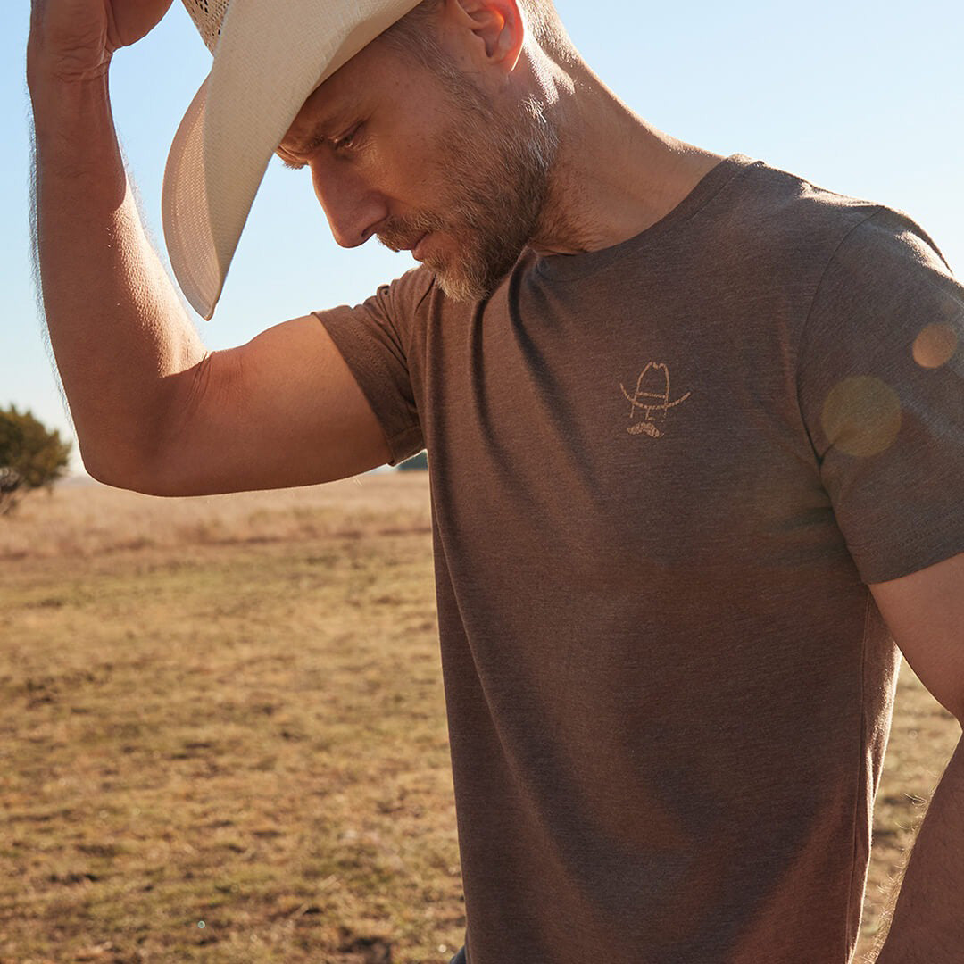 Cowboy Cool Men's Vintage Beer T-Shirt