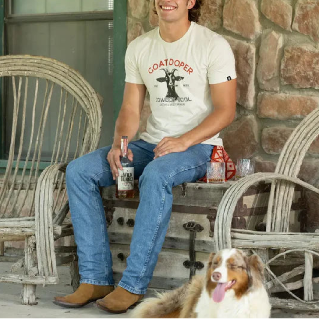 Cowboy Cool Unisex Goat Doper T-Shirt