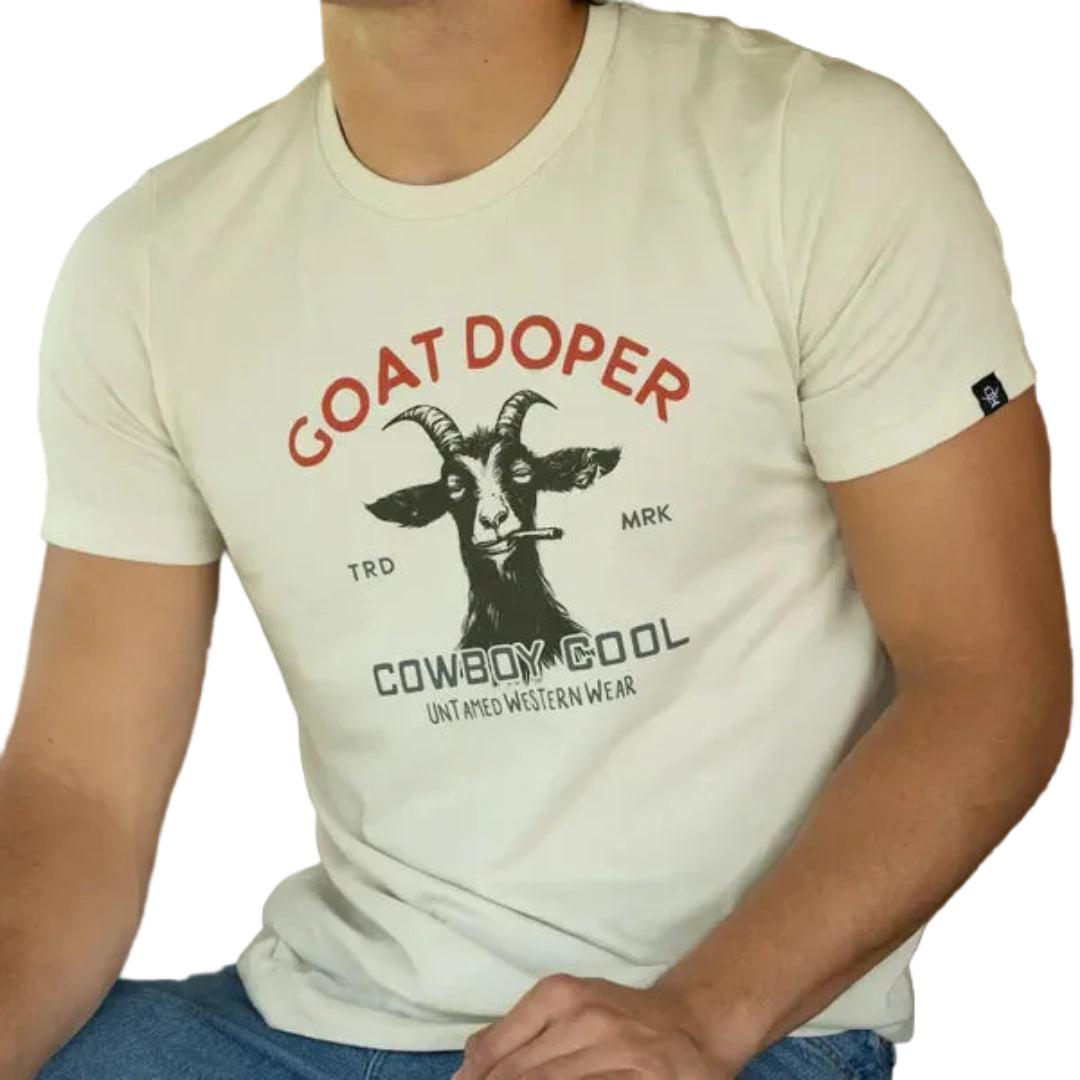 Cowboy Cool Unisex Goat Doper T-Shirt