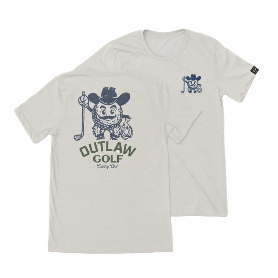 Cowboy Cool Unisex Outlaw Golf T-Shirt