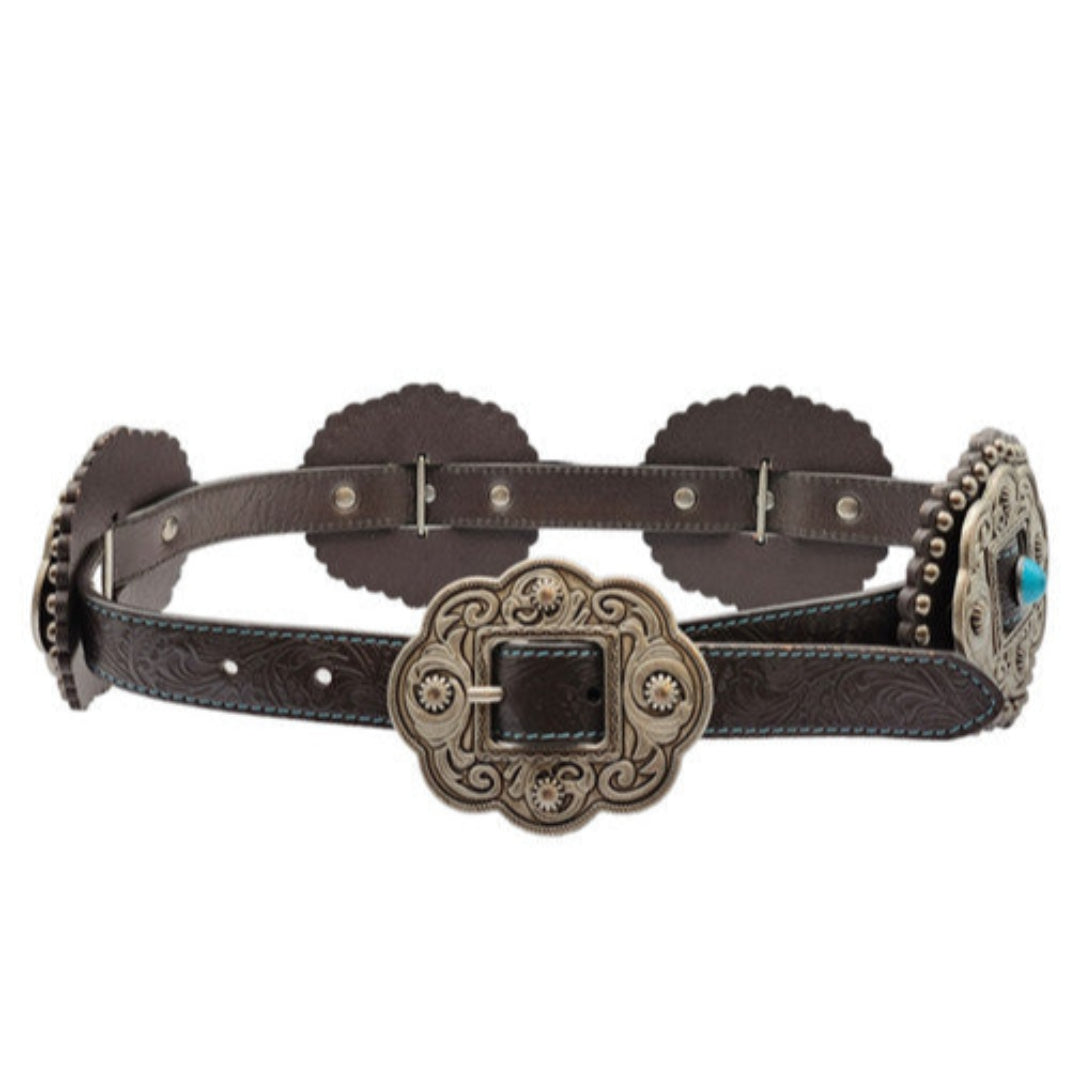 Roper Women's Conchos With Turquoise Stone Belt | Lammle's – Lammle's ...