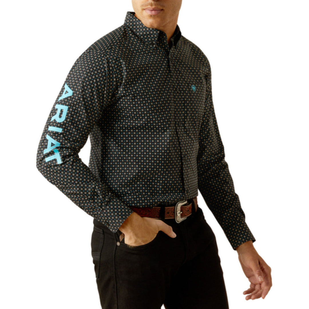 Ariat Men's Team Logo Abel Long Sleeve Button-Down Shirt